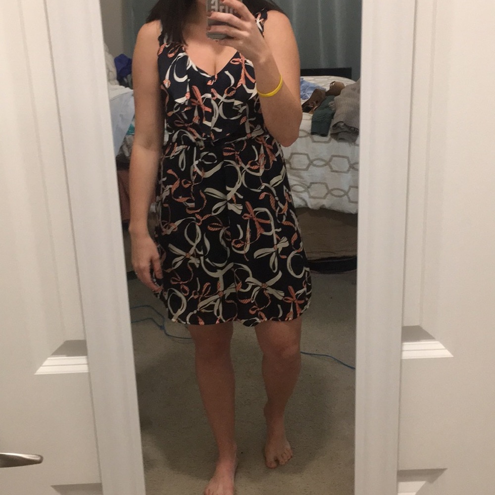 Navy blue dress